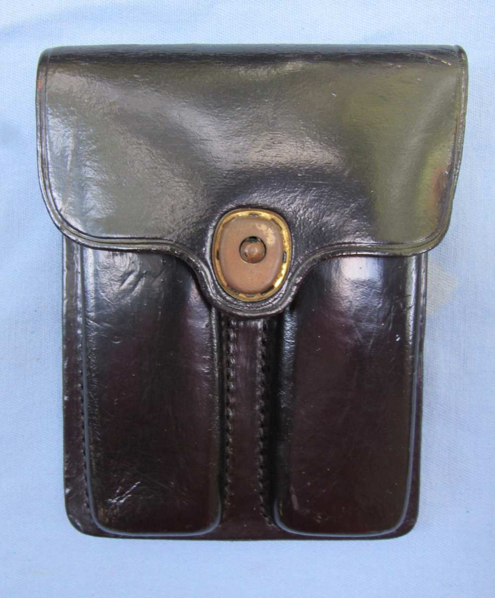 US Army Military Police Black Leather Holster Rig, Hunter Corp...1967-1969-img-18