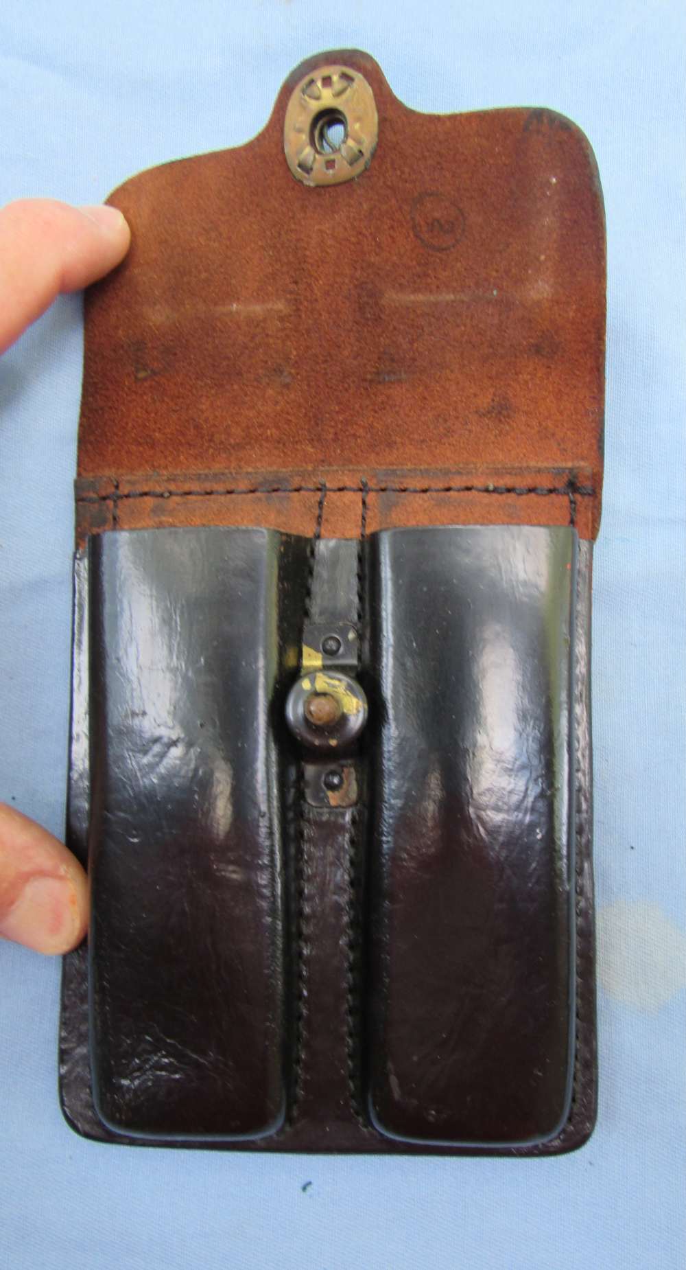 US Army Military Police Black Leather Holster Rig, Hunter Corp...1967-1969-img-20