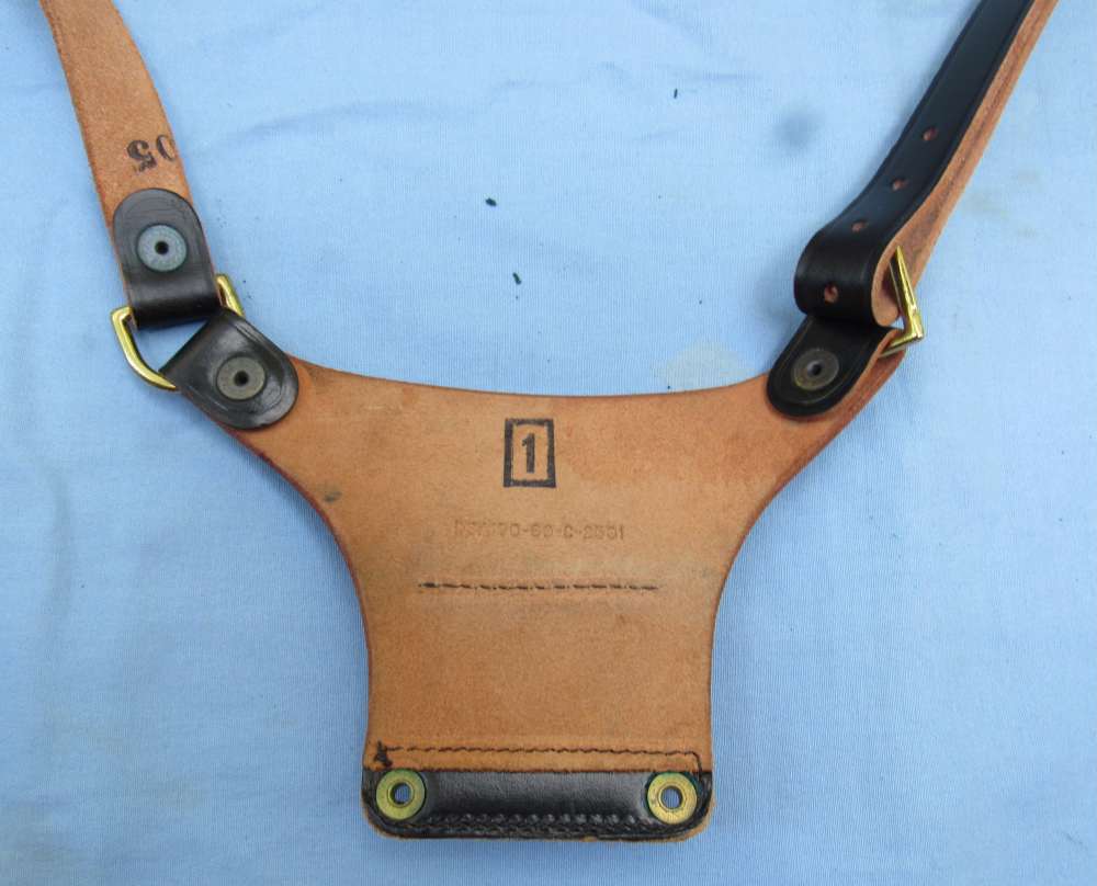 US Army Military Police Black Leather Holster Rig, Hunter Corp...1967-1969-img-16