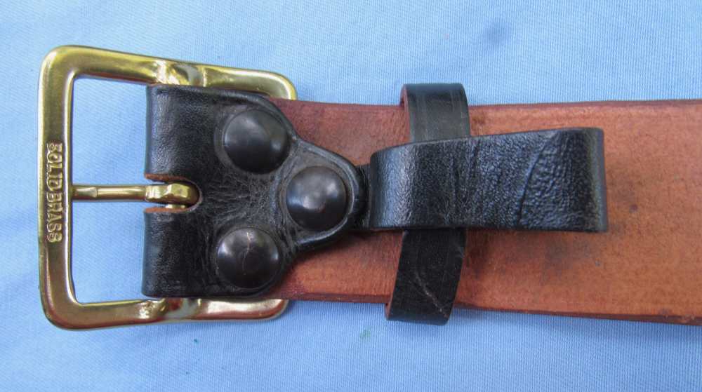 US Army Military Police Black Leather Holster Rig, Hunter Corp...1967-1969-img-43