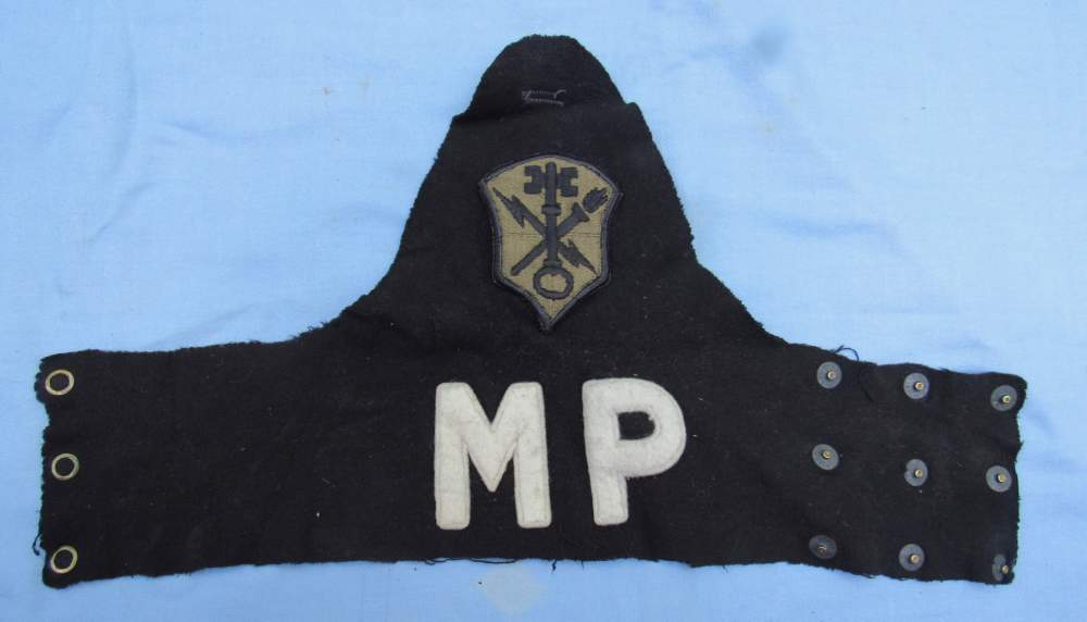 US Army Military Police Black Leather Holster Rig, Hunter Corp...1967-1969-img-37