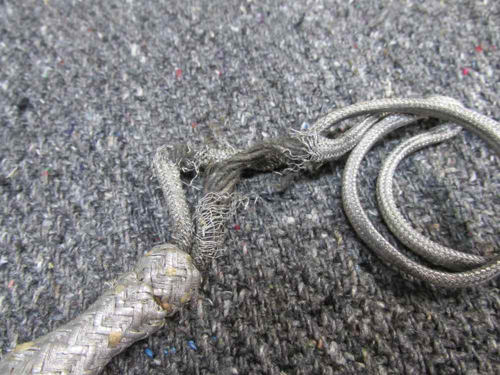 ORGINAL WWII GERMAN ARMY/LUFTWAFFE DAGGER PORTEPEE KNOT-GOOD CONDITION-img-2