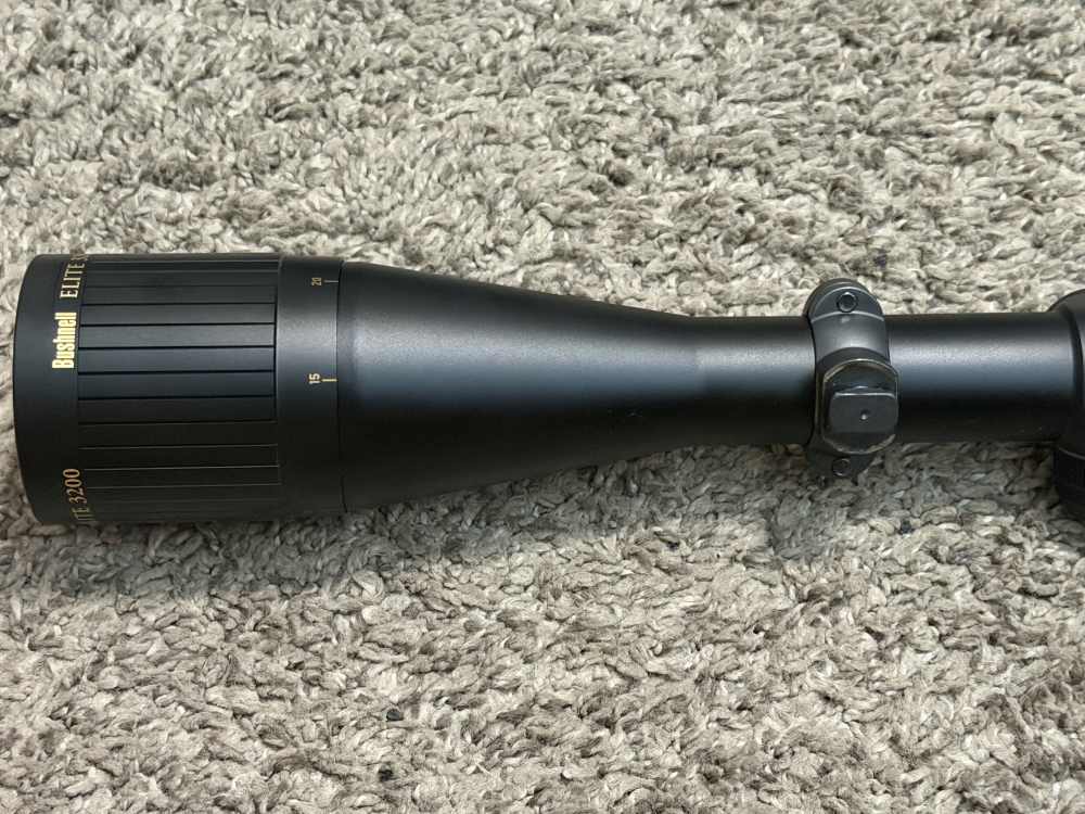 Bushnell elite 3200 5-15x40 mm rifle scope 1” tube Duplex 1/4” click nice-img-4