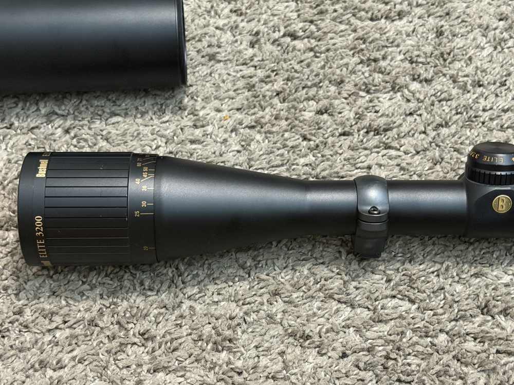Bushnell elite 3200 5-15x40 mm rifle scope 1” tube Duplex 1/4” click nice-img-2