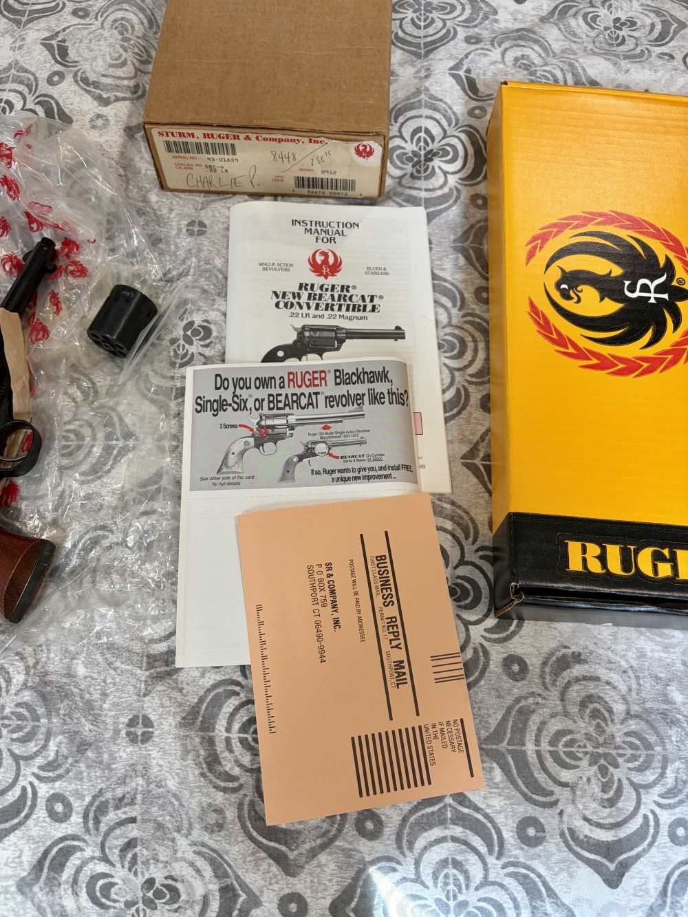 HOLY GRAIL Ruger Bearcat Convertible .22MAG / .22LR with shipping box! WMR-img-32