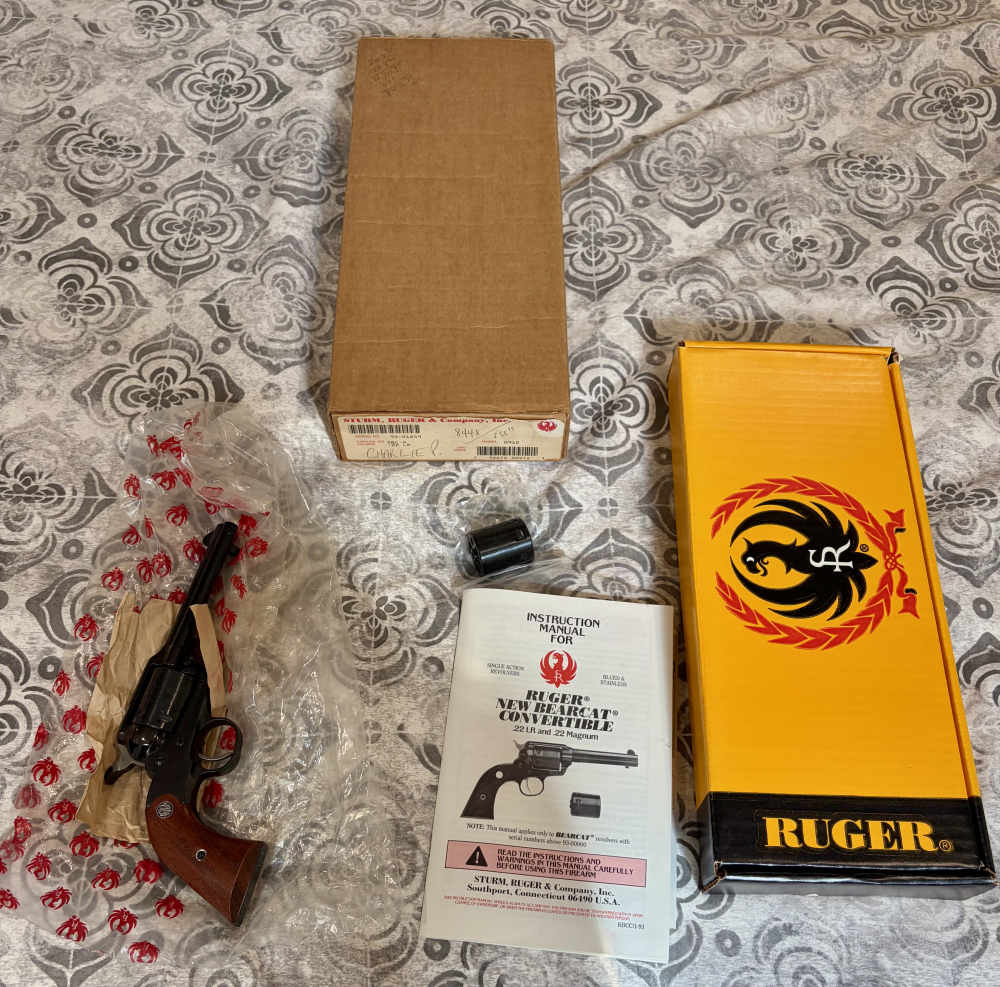 HOLY GRAIL Ruger Bearcat Convertible .22MAG / .22LR with shipping box! WMR-img-31