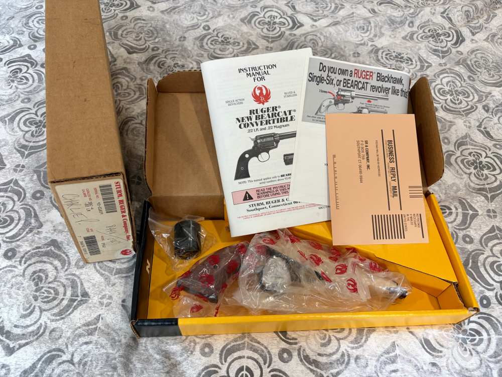 HOLY GRAIL Ruger Bearcat Convertible .22MAG / .22LR with shipping box! WMR-img-39