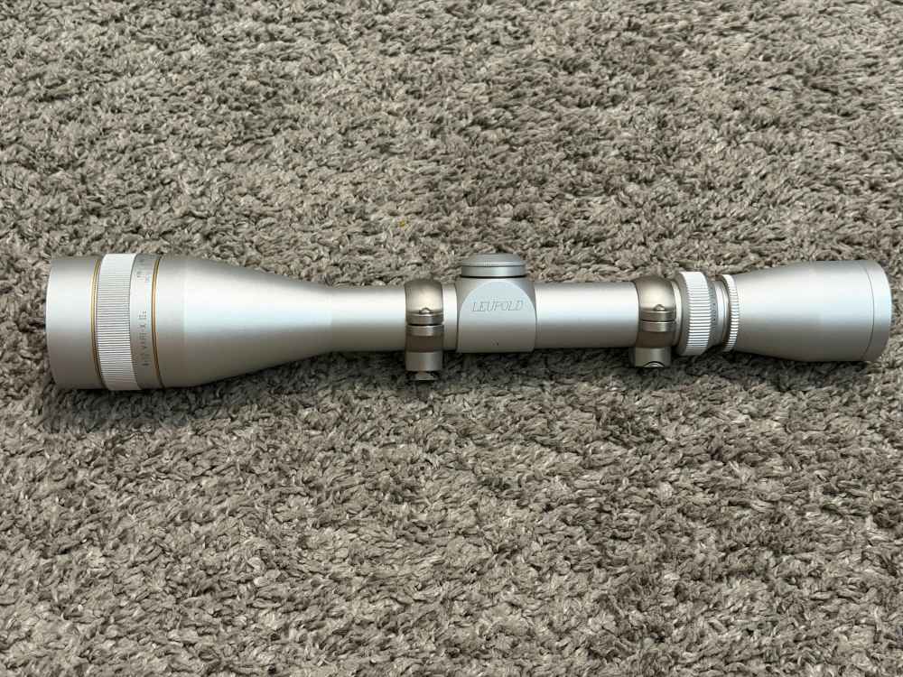 Leupold Vari-X IIc 4-12 riflescope silver 1” tube duplex rare MOA nice-img-0