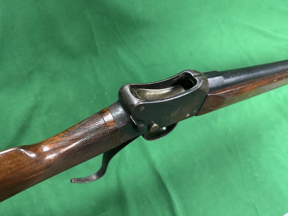 1966 W.W. Greener GP "Gaffer Gun" Martini Henry Action 12ga Shotgun C&R OK-img-0