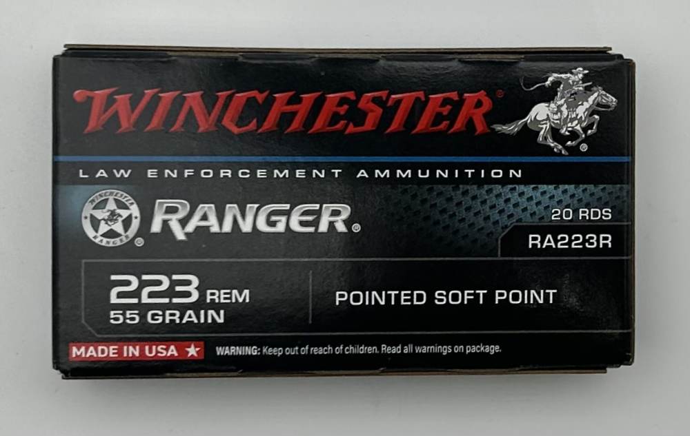 80 rounds of .223 Rem Winchester LE Ranger 55 grain Jacketed Soft Point JSP-img-1