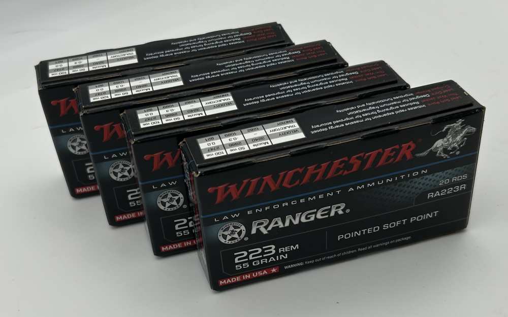 80 rounds of .223 Rem Winchester LE Ranger 55 grain Jacketed Soft Point JSP-img-0