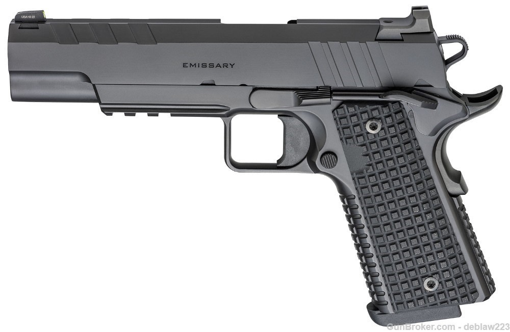 Springfield Emissary 1911 Blued Stainless 9mm 5” Black LayAway PX9229L-img-1