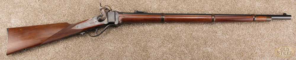 Sharps Falling Block .54 Caliber Black Powder Rifle IAB Marcheno Italy-img-1