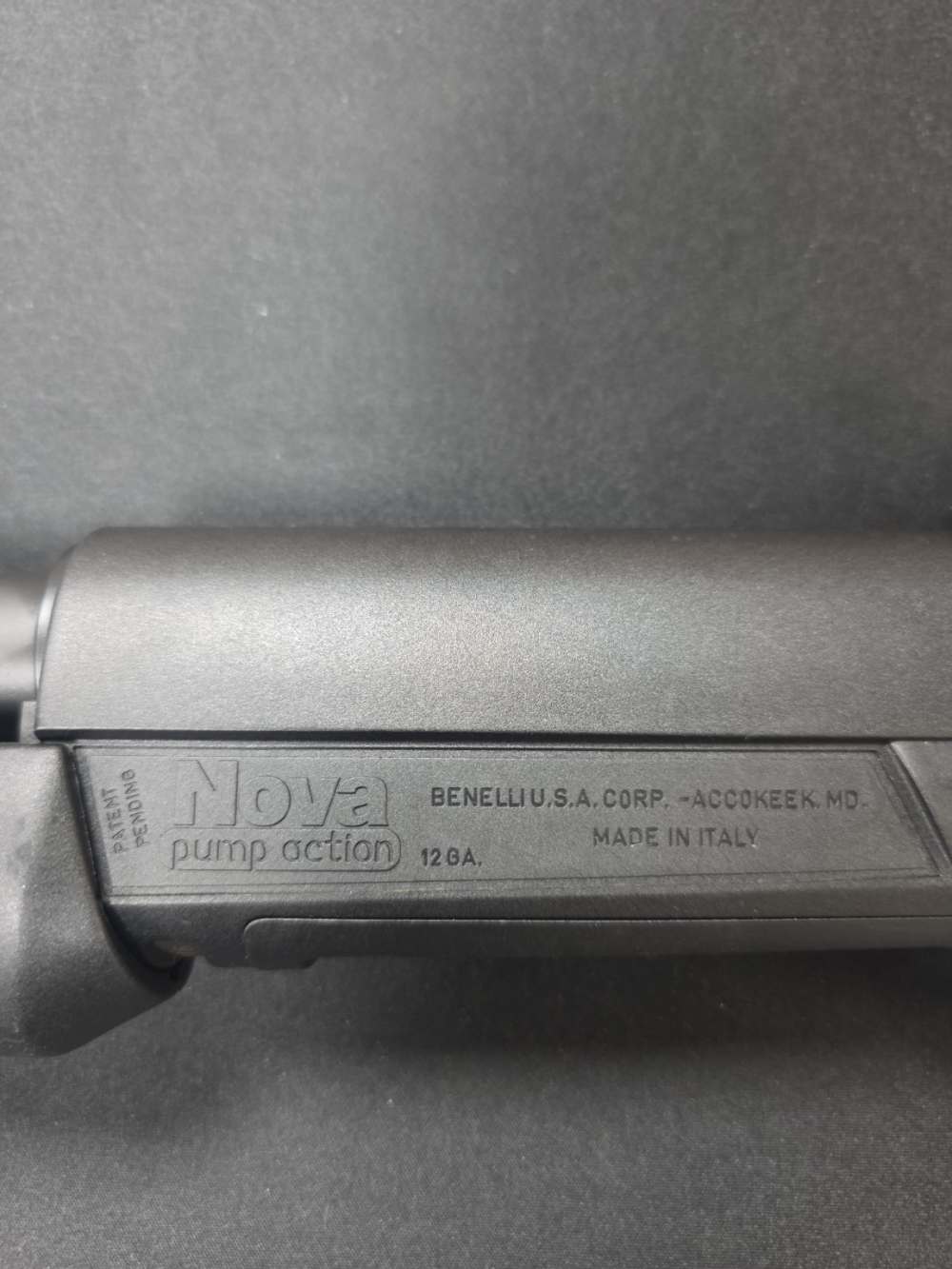 used Benelli Nova Pump Field 12GA 3-1/2" 26" Black 4+1 Pump Action Shotgun-img-3