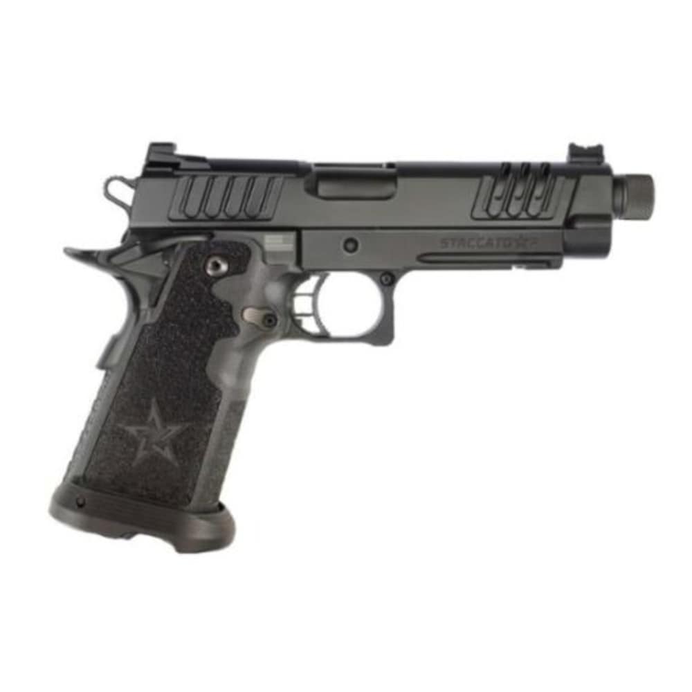 Staccato P Duty V2 9mm DLC/DLC TB THREADED BARREL 12-1200-000303-01-img-0