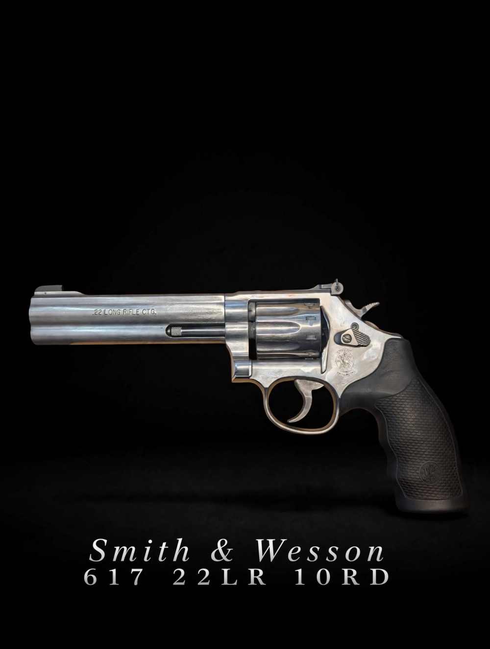 Smith and Wesson 617 22lr 10rd Revolver S&W Stainless Steel-img-0