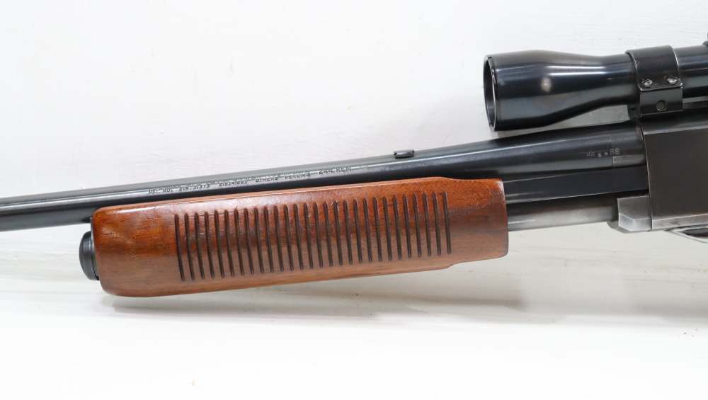REMINGTON 760 GAMEMASTER PUMP ACTION .244 REM W/ WEAVER K4 SCOPE-img-12