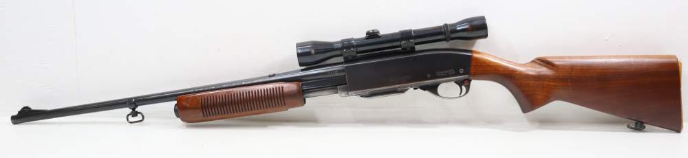 REMINGTON 760 GAMEMASTER PUMP ACTION .244 REM W/ WEAVER K4 SCOPE-img-7