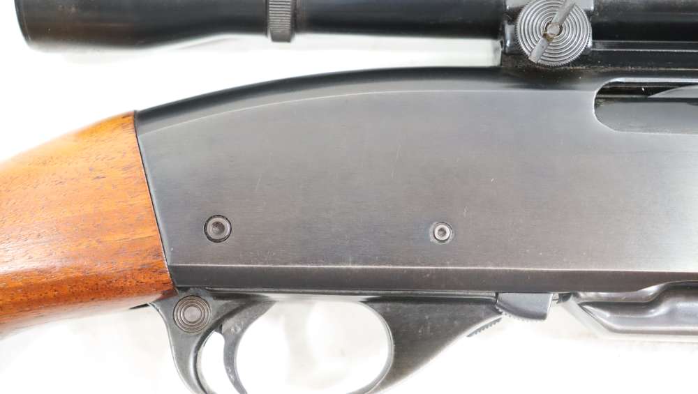 REMINGTON 760 GAMEMASTER PUMP ACTION .244 REM W/ WEAVER K4 SCOPE-img-22