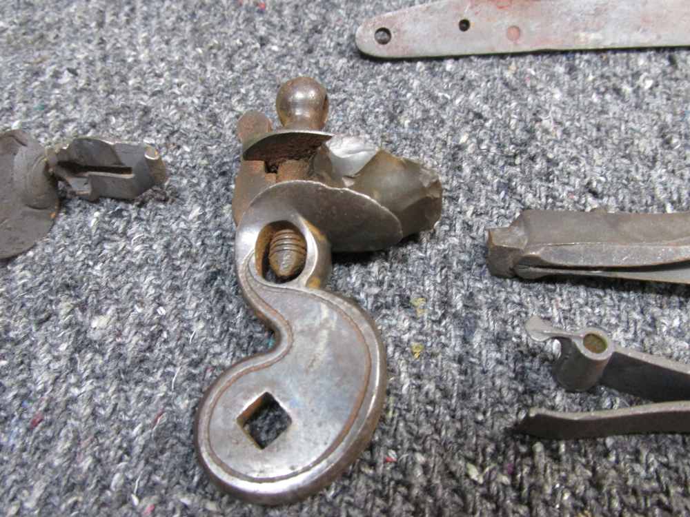 REVOLUTIONARY WAR ERA BRITISH COMMERCIAL FLINTLOCK MUSKET LOCK PLATE-img-13