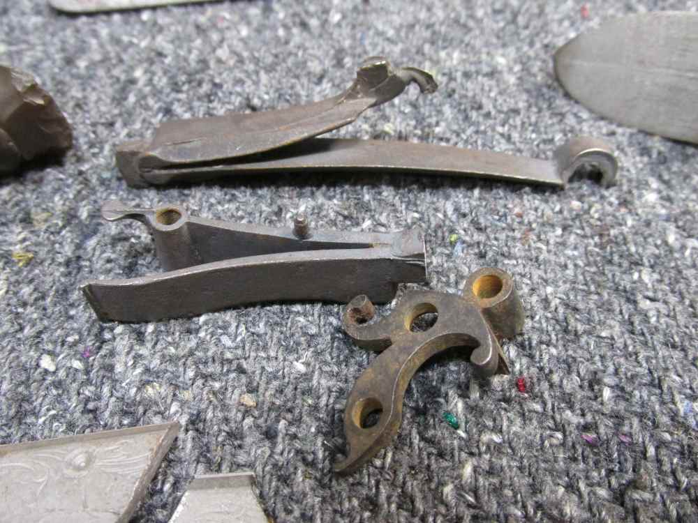 REVOLUTIONARY WAR ERA BRITISH COMMERCIAL FLINTLOCK MUSKET LOCK PLATE-img-7