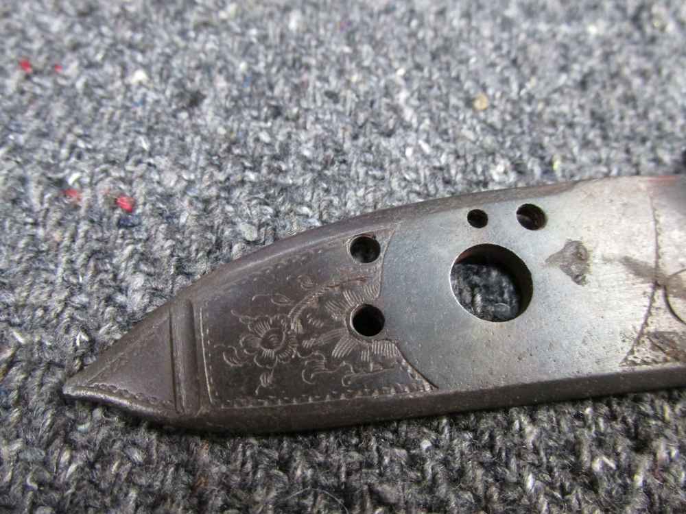 REVOLUTIONARY WAR ERA BRITISH COMMERCIAL FLINTLOCK MUSKET LOCK PLATE-img-2