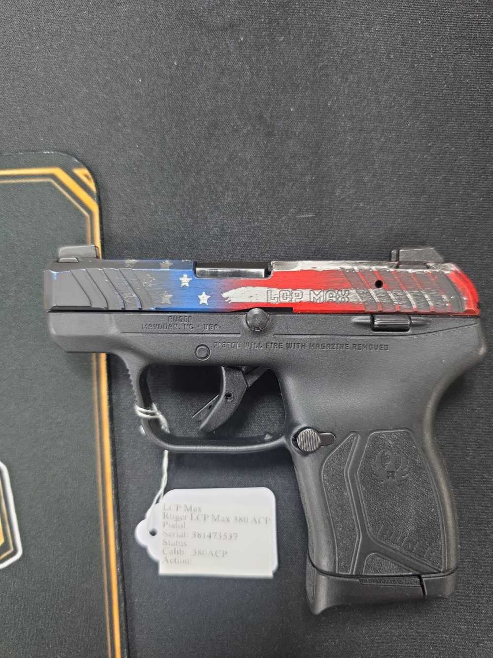 Ruger LCP Max 380 ACP 10+1 Pistol.-img-1