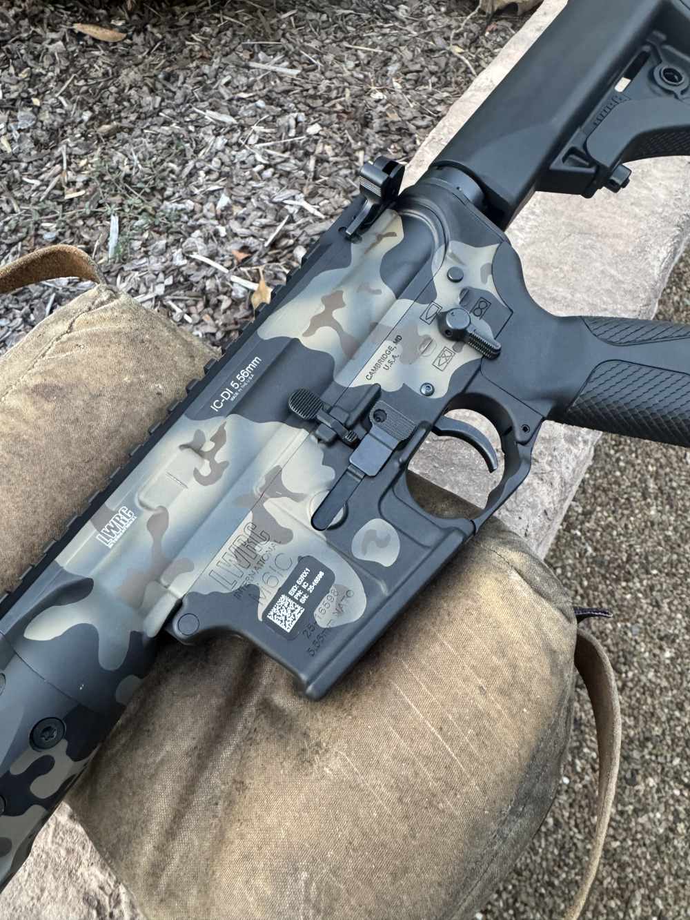 LWRC M61C IC-DI Carbine rifle 5.56 Camo No reserve-img-11