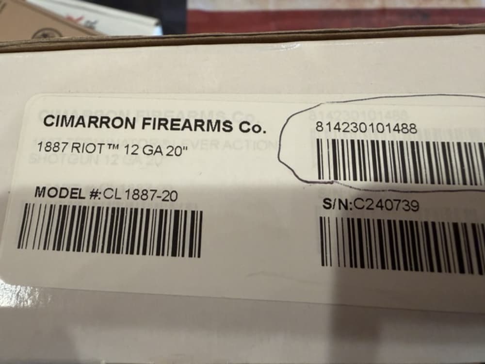  CIMARRON 1887 LEVER ACTION 12GA SHOTGUN-img-14