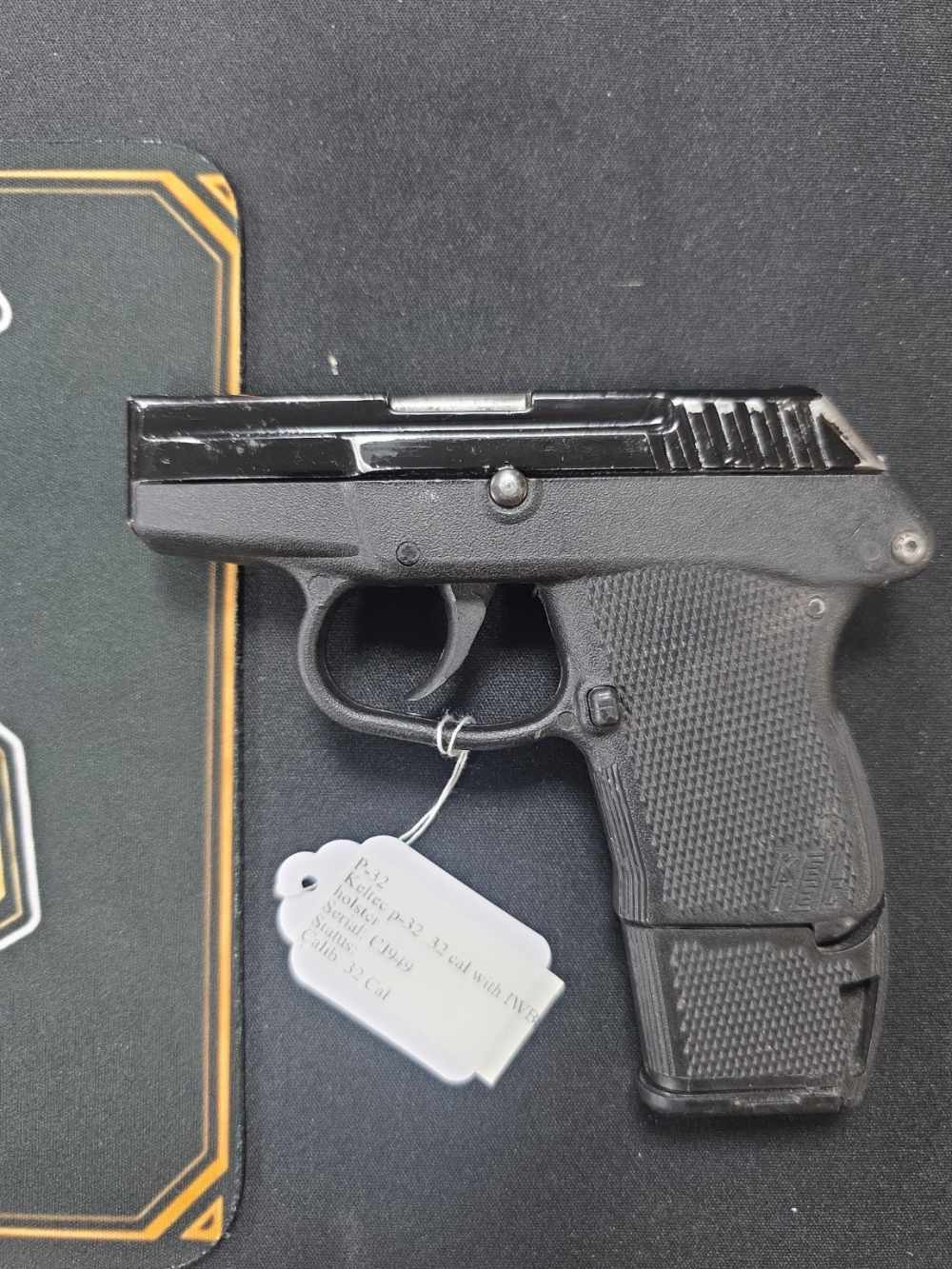 used Keltec p-32 .32 cal with IWB holster.-img-1