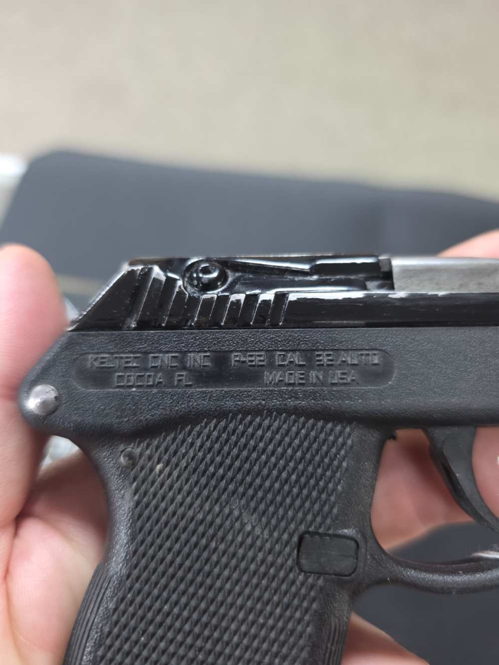 used Keltec p-32 .32 cal with IWB holster.-img-4