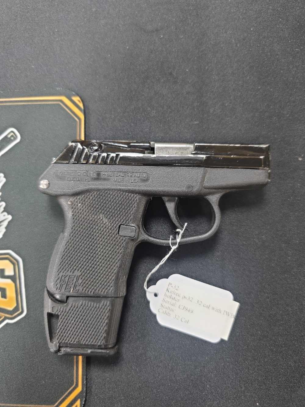 used Keltec p-32 .32 cal with IWB holster.-img-2