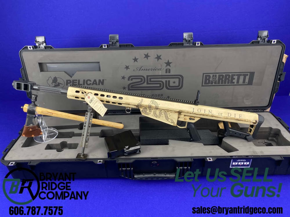 Barrett M82A1 50BMG *AMERICA'S 250TH ANNIVERSARY - ONLY 500 PRODUCED* NOS-img-0