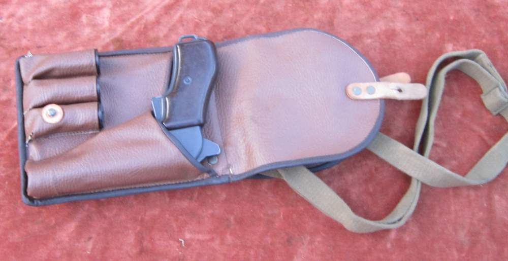 1" Very Pistol/26.5 Czech 44/67 w/cartridge cases,holster/carrier flare gun-img-2