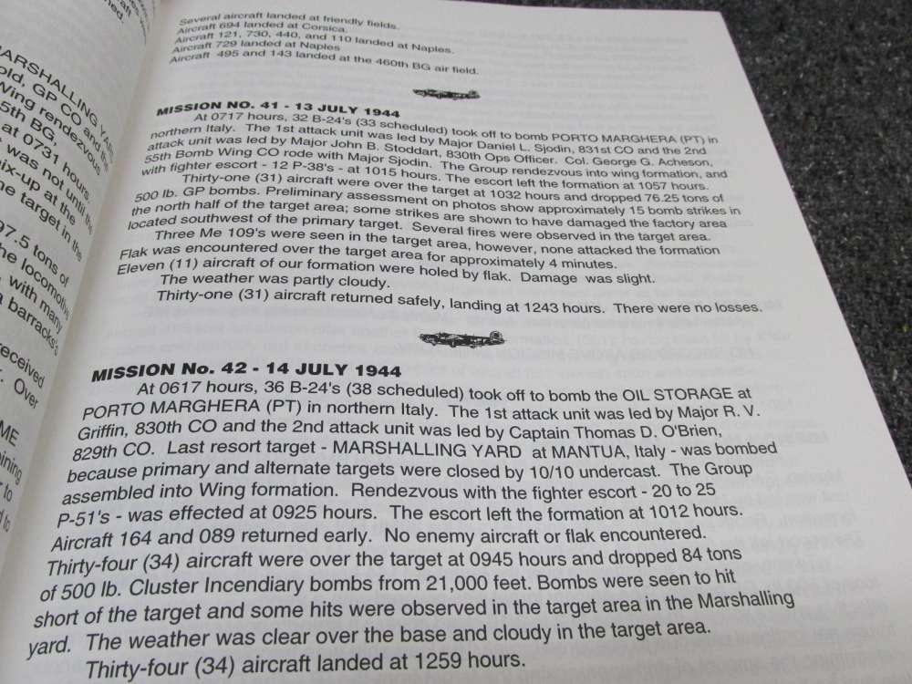MISSIONS BY THE NUMBERS 485th BOMB GROUP (H) PAPERBACK BOOK-img-5