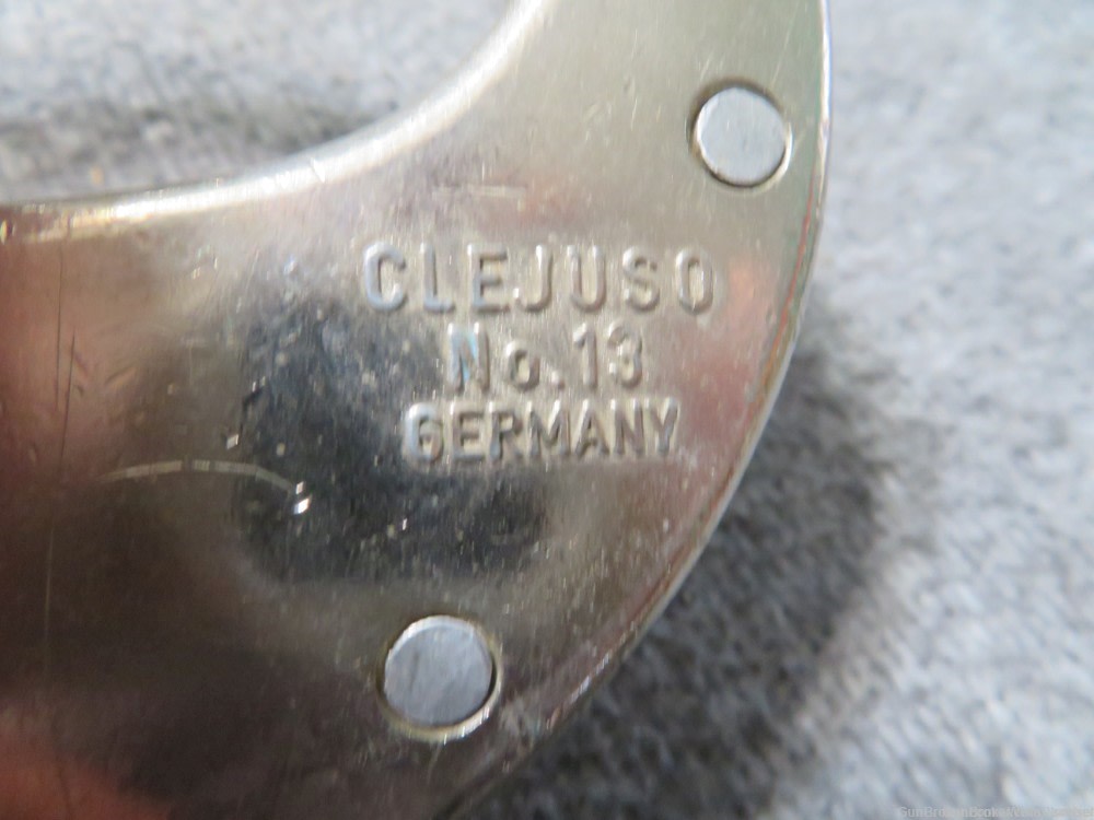 CLEJUSO No. 13 HEAVY DUTY GERMAN MADE HANDCUFFS WITH KEY WORKS & FUNCTIONS-img-1