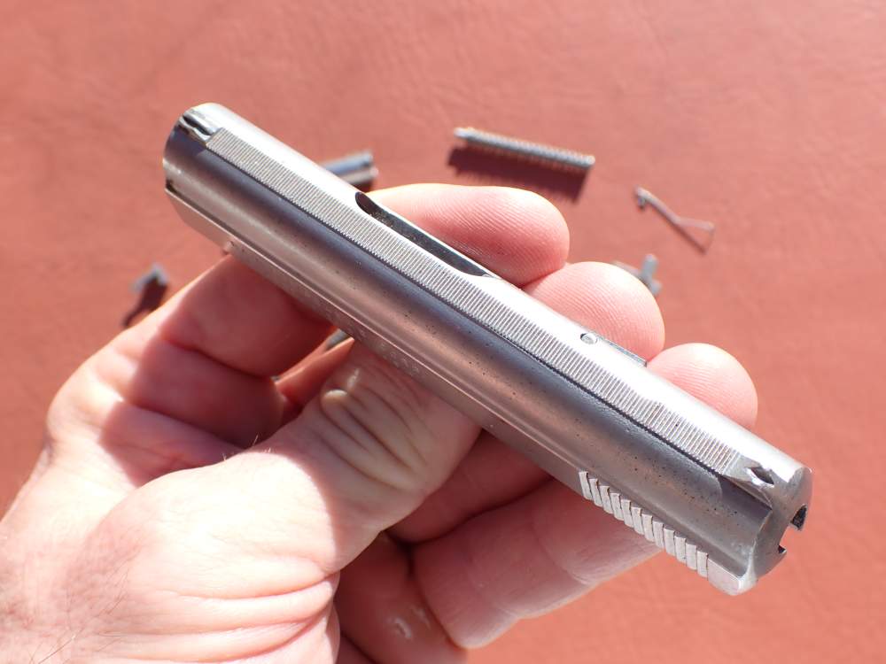 BAUER AUTOMATIC STAINLESS FINISH .25ACP FACTORY PISTOL PARTS KIT SET-img-4