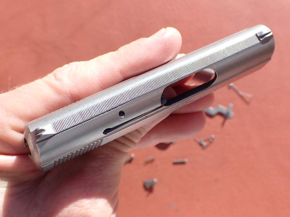 BAUER AUTOMATIC STAINLESS FINISH .25ACP FACTORY PISTOL PARTS KIT SET-img-12