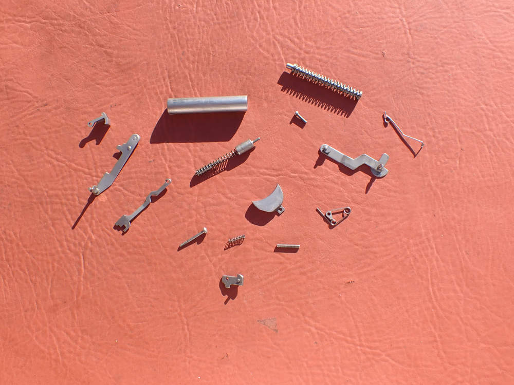 BAUER AUTOMATIC STAINLESS FINISH .25ACP FACTORY PISTOL PARTS KIT SET-img-44