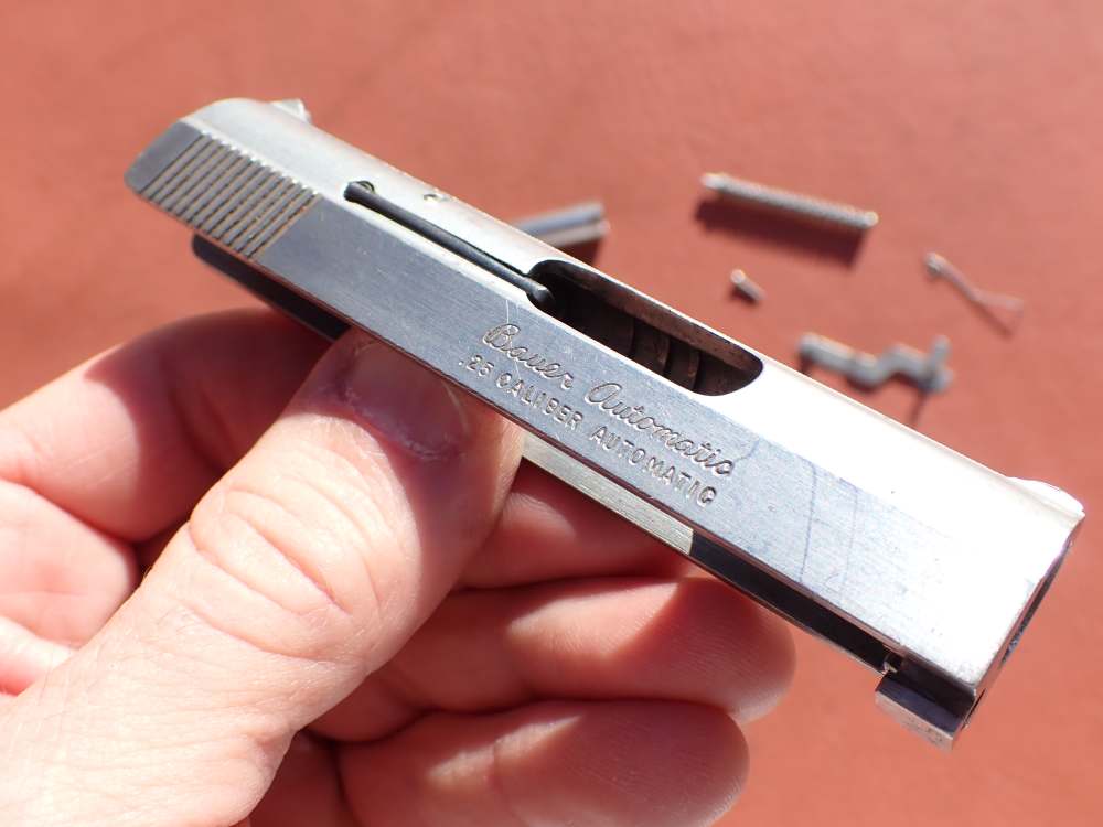 BAUER AUTOMATIC STAINLESS FINISH .25ACP FACTORY PISTOL PARTS KIT SET-img-19