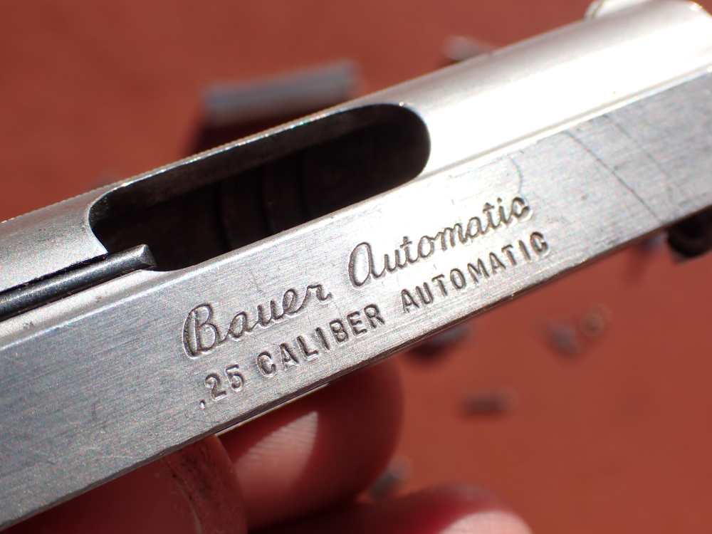 BAUER AUTOMATIC STAINLESS FINISH .25ACP FACTORY PISTOL PARTS KIT SET-img-23