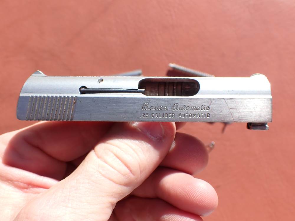 BAUER AUTOMATIC STAINLESS FINISH .25ACP FACTORY PISTOL PARTS KIT SET-img-14