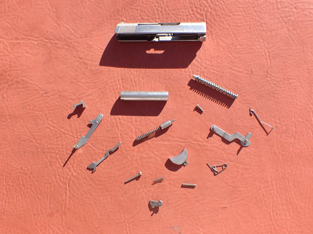 BAUER AUTOMATIC STAINLESS FINISH .25ACP FACTORY PISTOL PARTS KIT SET-img-51