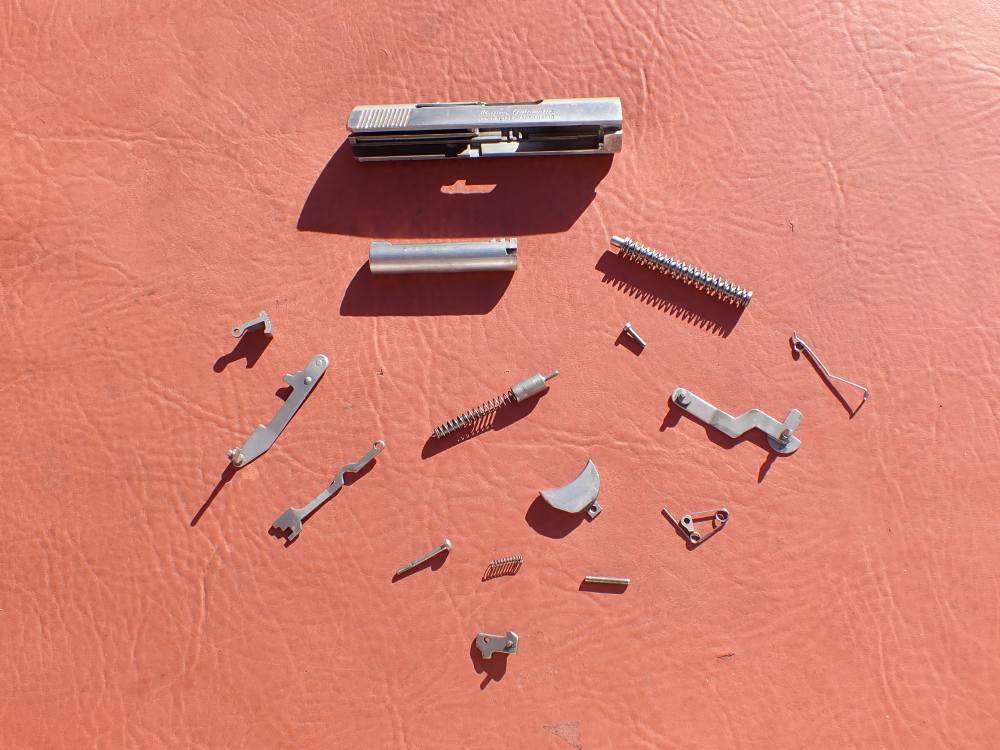 BAUER AUTOMATIC STAINLESS FINISH .25ACP FACTORY PISTOL PARTS KIT SET-img-1