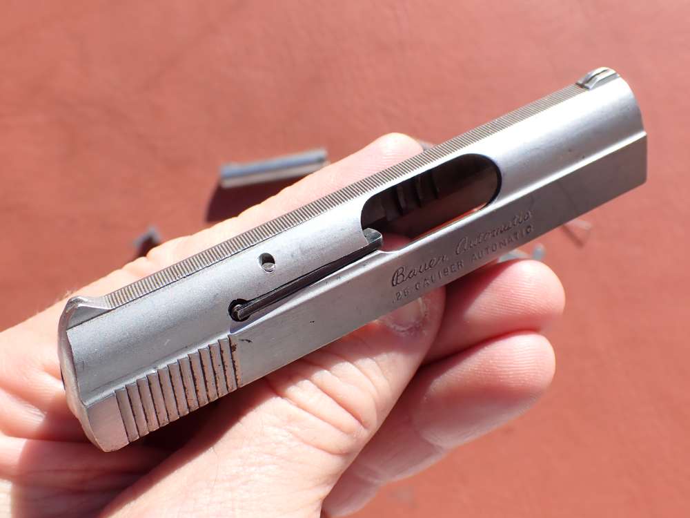 BAUER AUTOMATIC STAINLESS FINISH .25ACP FACTORY PISTOL PARTS KIT SET-img-11