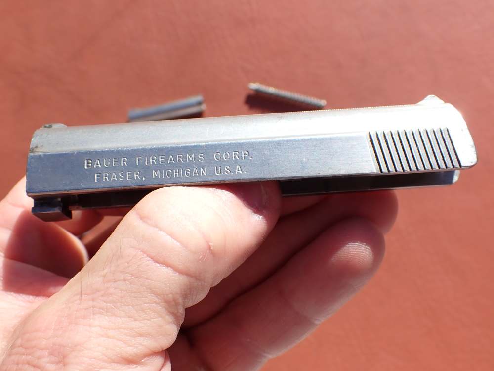 BAUER AUTOMATIC STAINLESS FINISH .25ACP FACTORY PISTOL PARTS KIT SET-img-5