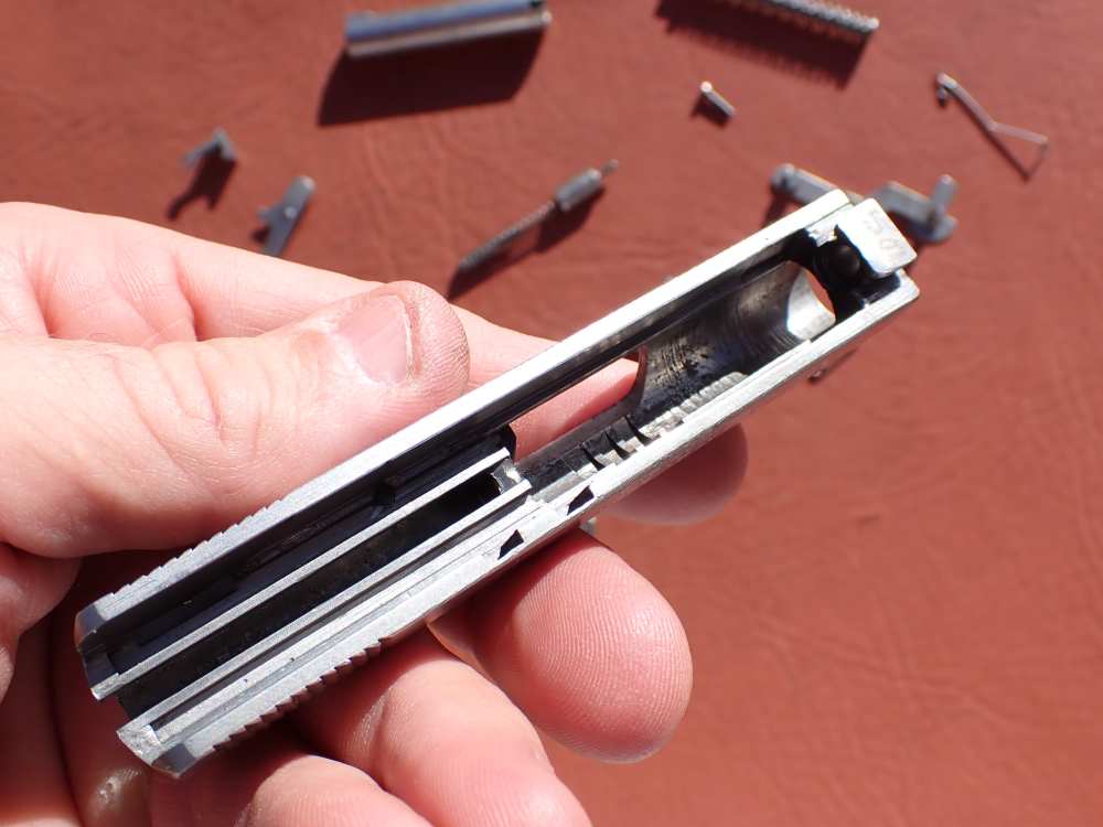 BAUER AUTOMATIC STAINLESS FINISH .25ACP FACTORY PISTOL PARTS KIT SET-img-9