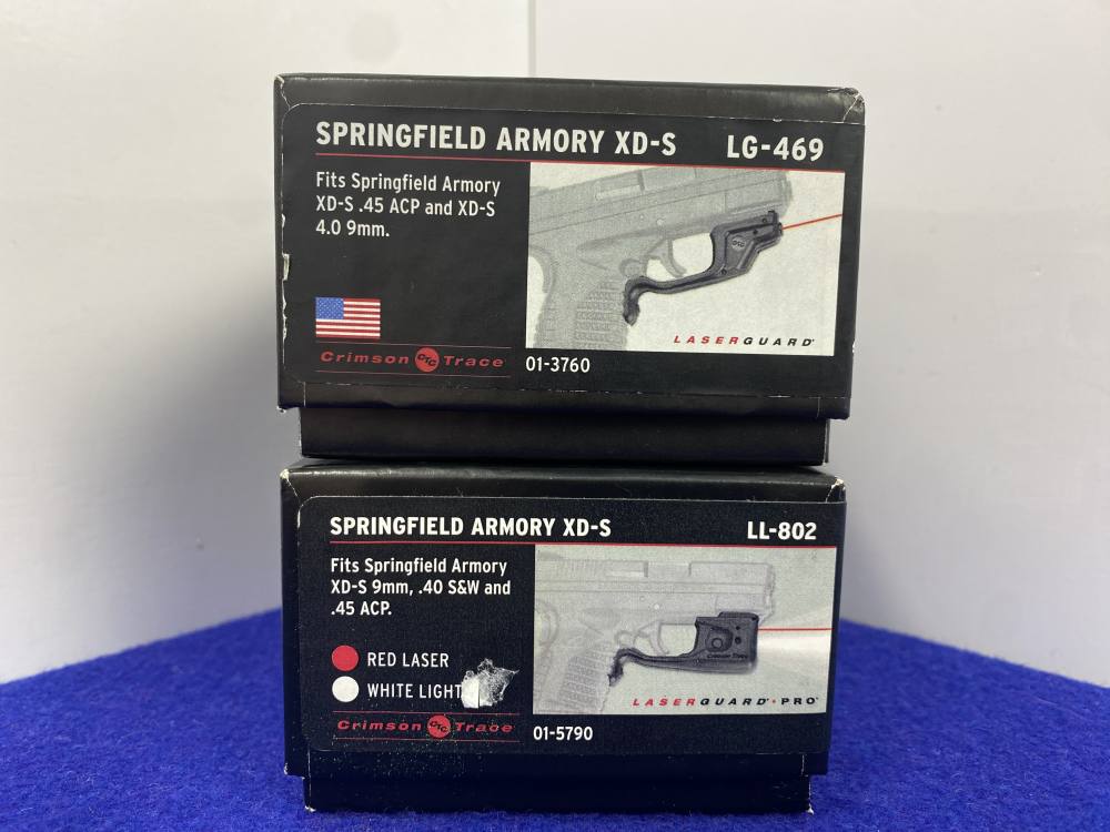3 Crimson Trace LaserGuard - Springfield Armory / S&W *RED & WHITE LASER*-img-5