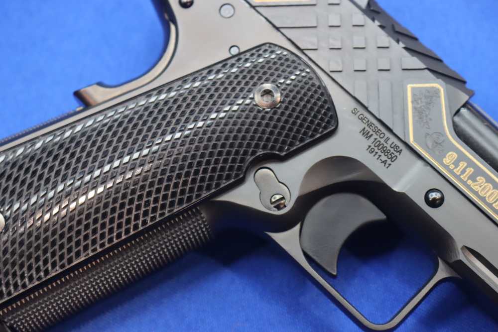 Springfield Emissary 1911 Pistol 45ACP 9.11 Remembrance PVD Black Engraved -img-14