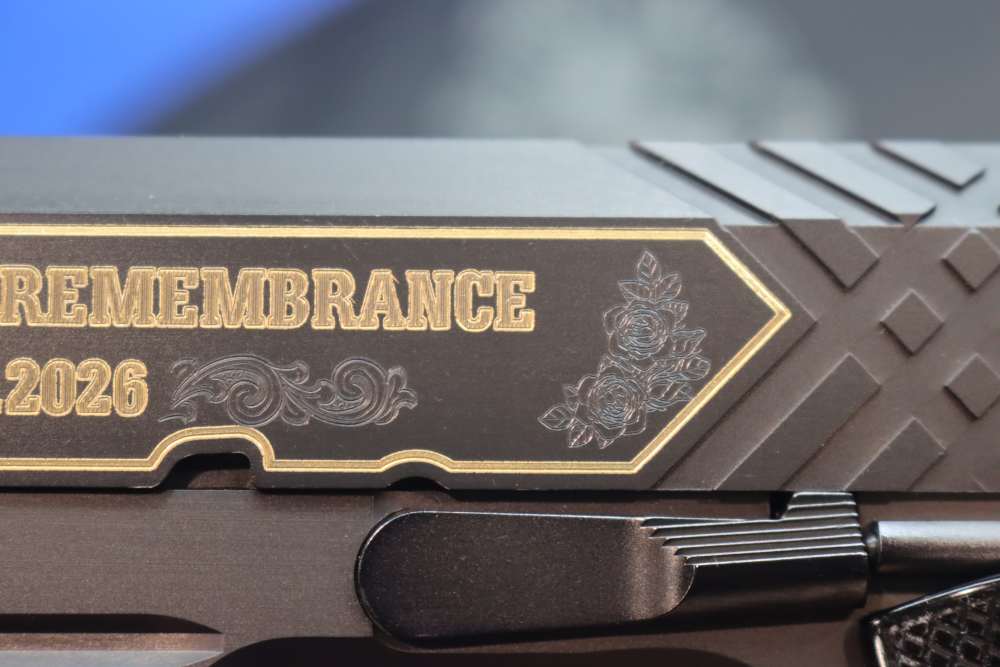 Springfield Emissary 1911 Pistol 45ACP 9.11 Remembrance PVD Black Engraved -img-39